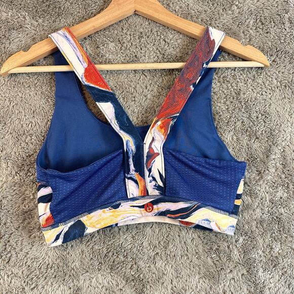 Cotton On Body Printed Sports Bra M Medium Yoga Pilates - Picture 2 of 9